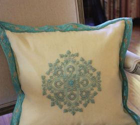 use your old scarves for these 12 amazing home decor ideas, Cut it into a gorgeous pillow cover