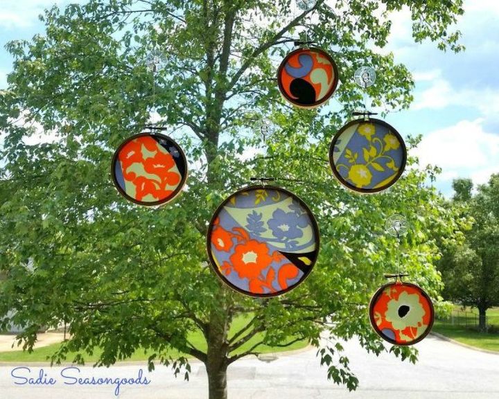use your old scarves for these 12 amazing home decor ideas, Upcycle it into a designer worthy suncatcher