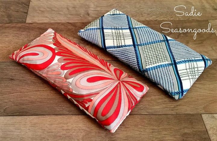 use your old scarves for these 12 amazing home decor ideas, Make it into an eye pillow