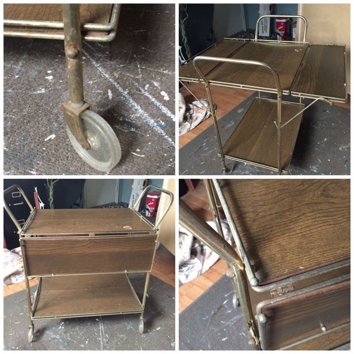 a filthy cart gets a makeover trash to treasure