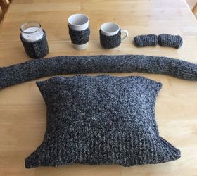 5 items for your winter home from one thrift store sweater part 3