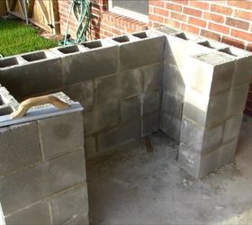 Cinder block outlet bbq