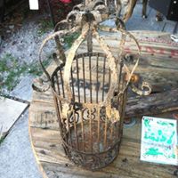 lighting cage accent bright bird idea hometalk fortunately sturdy tact patience sanding gave took lot project