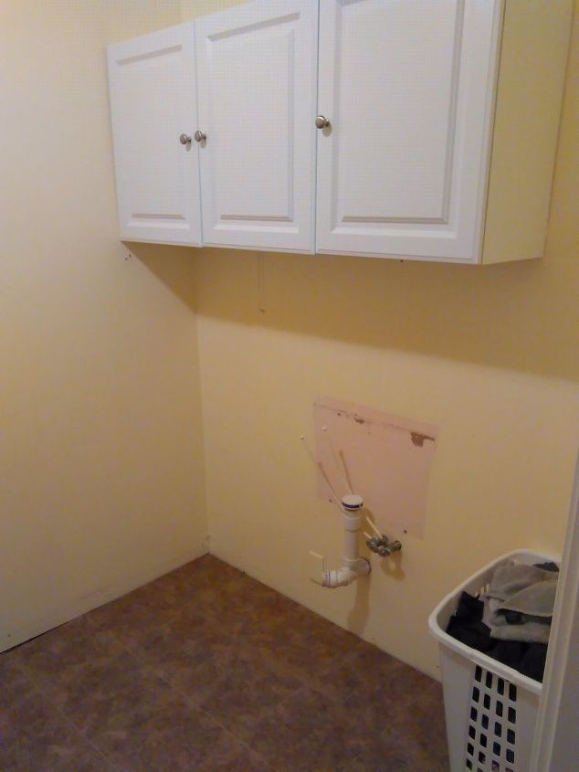 wasted space laundry room into a full bathroom, bathroom ideas, laundry rooms