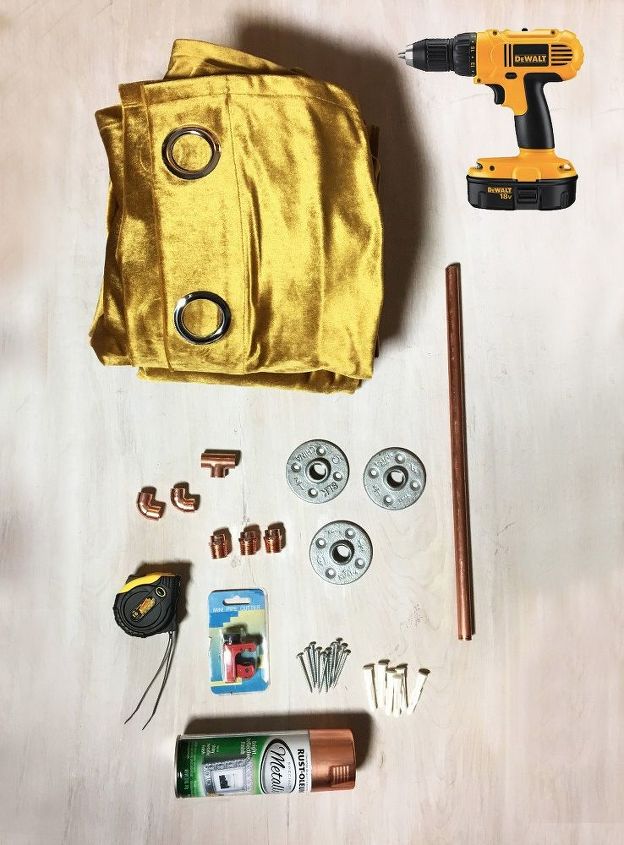 conceal a cluttered shelf