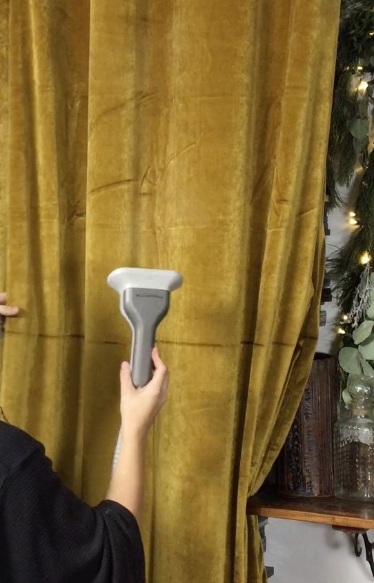 conceal a cluttered shelf