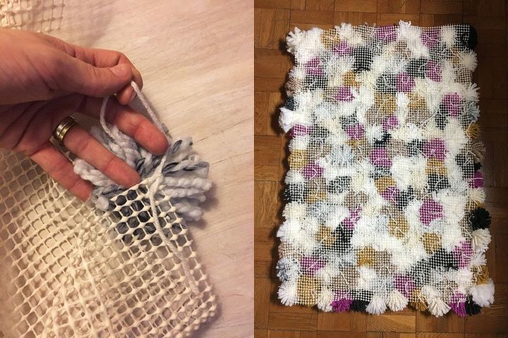 Make Your Own Pom Rug Hometalk Make Your Own Pom Rug Reupholster