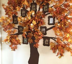 building trees, Autumn Family Tree