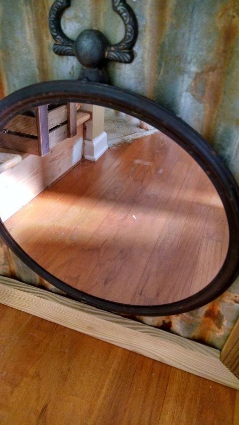 rustic rustic mirror, home decor
