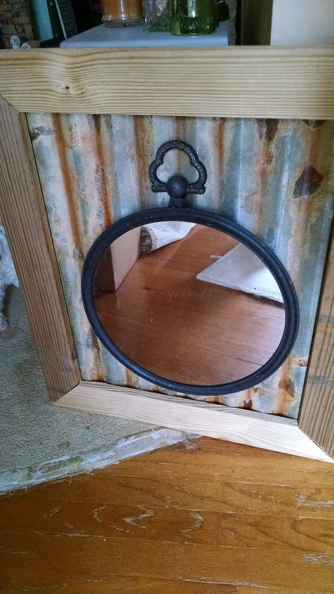 rustic rustic mirror, home decor