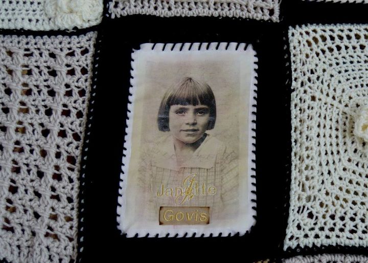 photo memory crocheted afghan