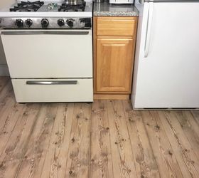 Apartment Friendly Faux Wood Floors With Contact Paper
