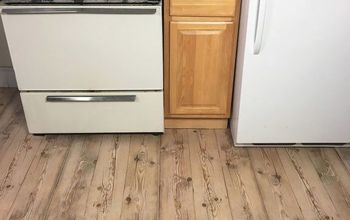 Apartment Friendly Faux Wood Floors With Contact Paper