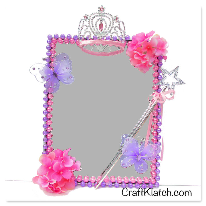 decoracin de la habitacin con el espejo de la princesa manualidades de la tienda