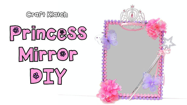 decoracin de la habitacin con el espejo de la princesa manualidades de la tienda