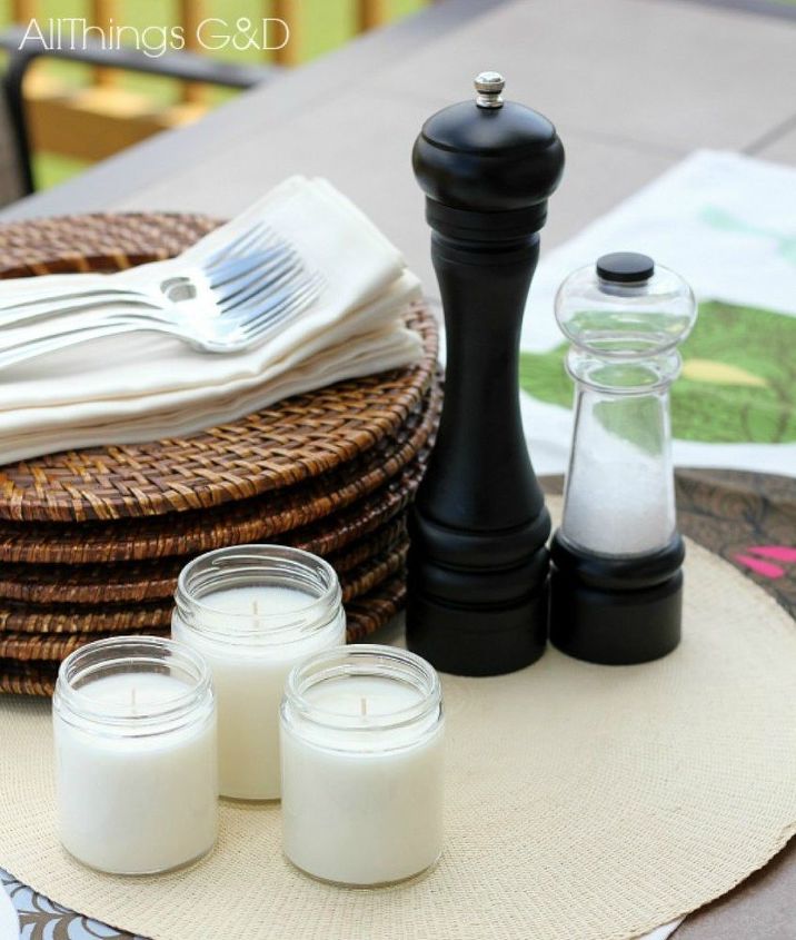 s be the best hostess on the block with these 16 home hacks, home decor, Make your own citronella candles