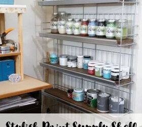 paint storage shelf, shelving ideas, storage ideas