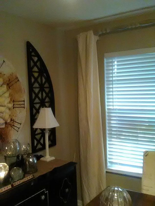 great idea for salvage curtain rods, home decor, window treatments