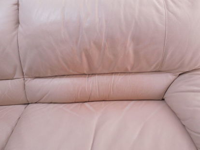 White Leather Couch, How To Get Black Hair Dye Off Leather Sofa
