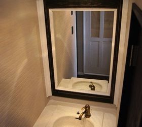 diy before after bathroom sink and ceiling upgrade, bathroom ideas, plumbing, wall decor