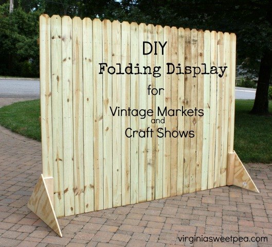 diy folding display for craft shows and markets, crafts