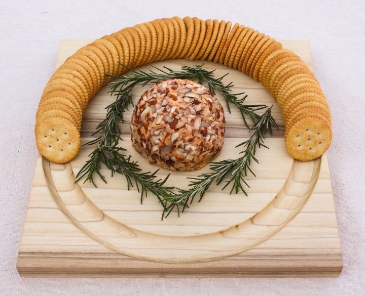 tabla para servir queso y galletas diy