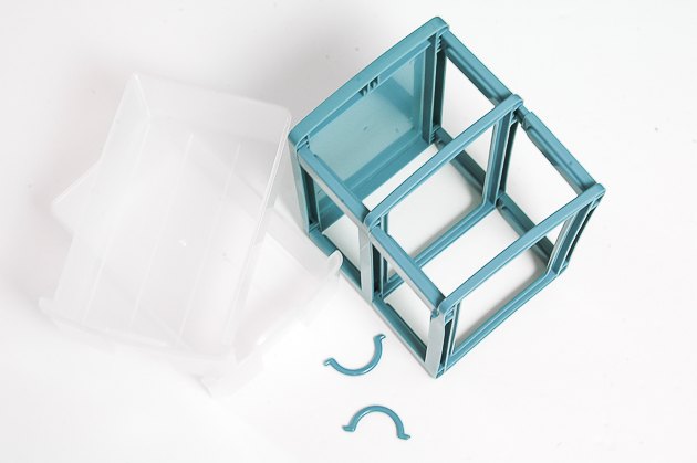 dollar tree bins turned industrial farmhouse storage, composting, go green, storage ideas