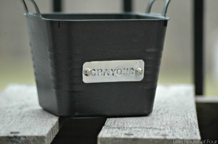 you need to try these dollar store bucket ideas, Customize them with tags for special use
