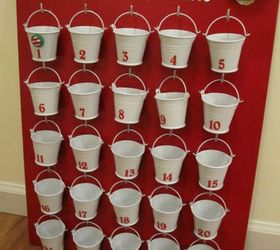 you need to try these dollar store bucket ideas, Gather them into an adorable advent calendar