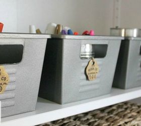 you need to try these dollar store bucket ideas, Revamp them to replace your junk drawer