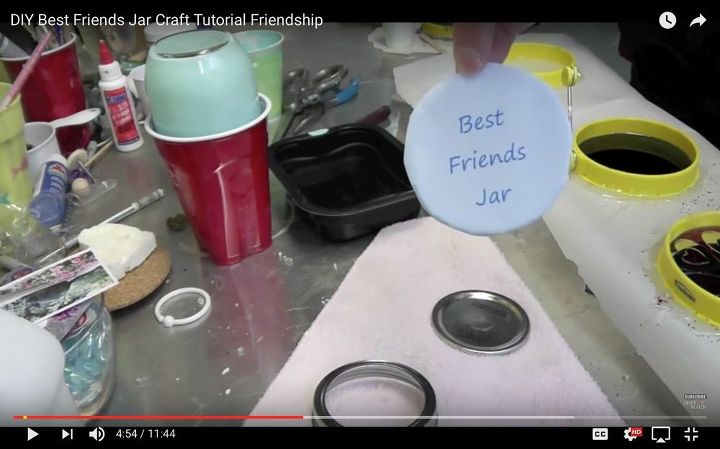 best friends jar craft tutorial, crafts, how to