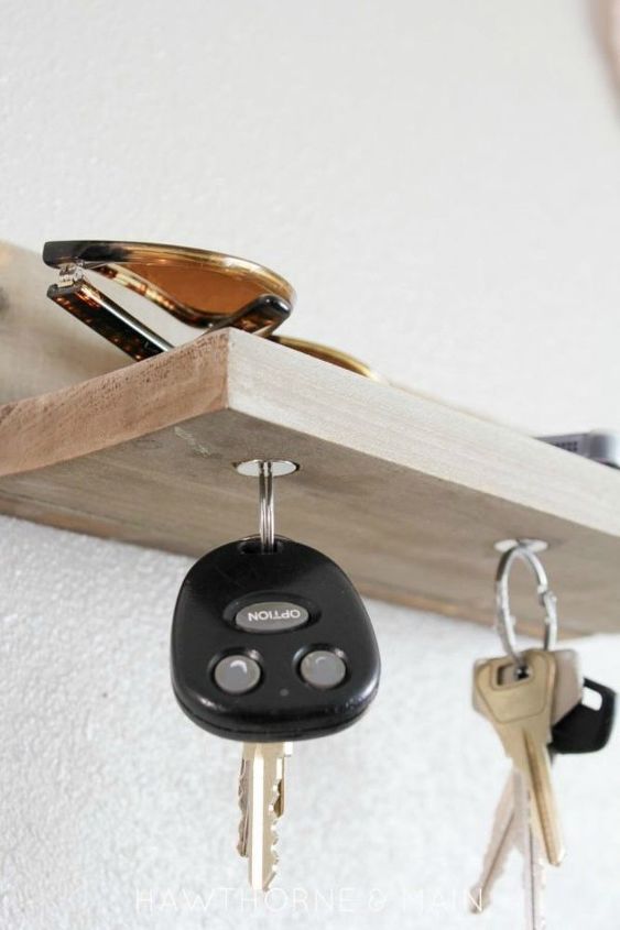s hold onto your magnets for these 16 ingenious ideas, Attach them to a wood shelf to store keys