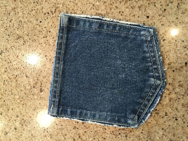 casual and cute blue jean coasters