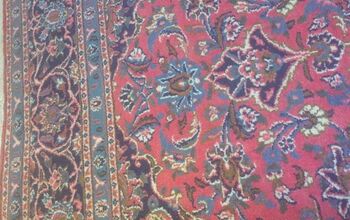 How do I change the colors in my new Persian rug to look antique?