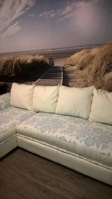 old smelly corner sofa