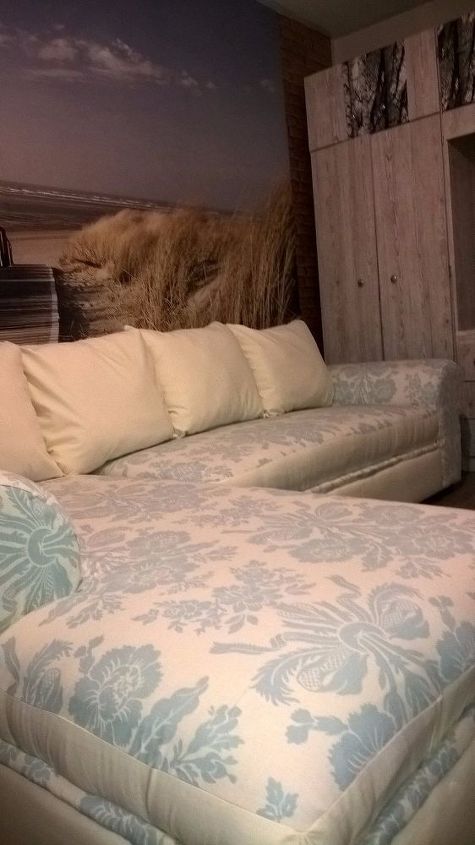 old smelly corner sofa