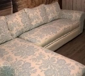 old smelly corner sofa