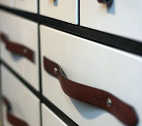cut up old belts for these 13 amazing decor ideas, Attach them to a dresser as drawer pulls