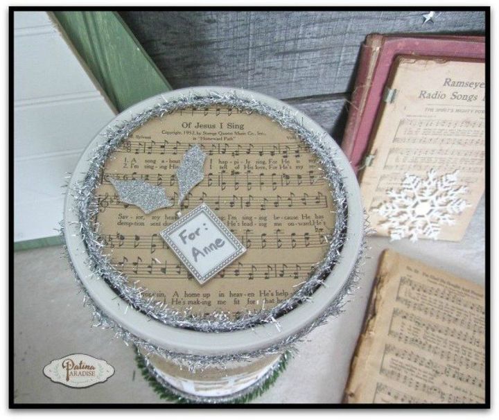 dont throw away that oatmeal container before you see these 14 idea, Turn it into a vintage gift box