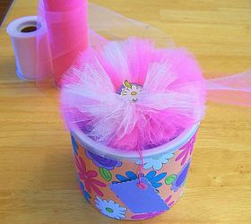 Upcycled Hair Accessory Organizer from Oats Container - Southern Couture