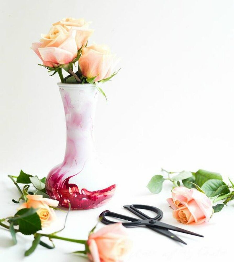 s decorate your living room for under 10 with these 15 ideas, Marble a vase to look designer