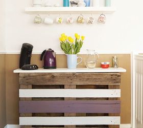 diy coffee bar, outdoor living, painted furniture