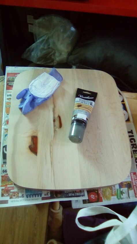 pedestal ashtray base table, painted furniture