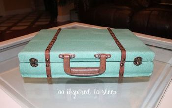 Vintage Luggage From a Flatware Storage Chest
