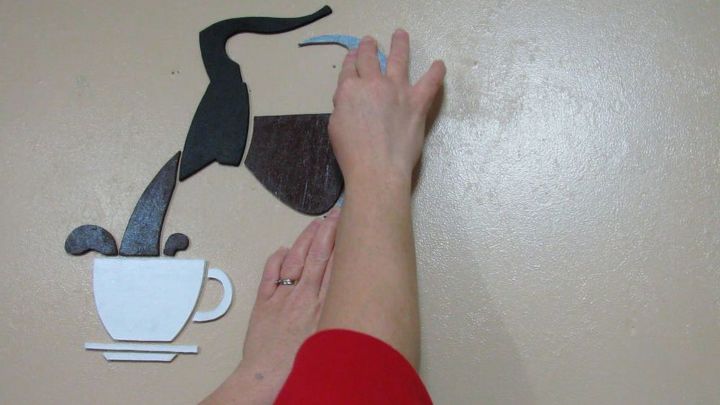 arte de pared de caf