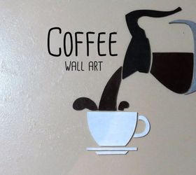 coffee wall art, crafts, painted furniture