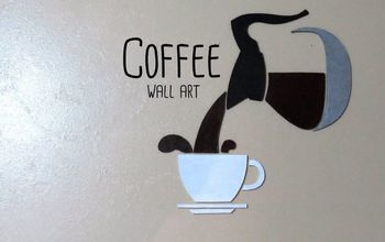  arte de parede de café