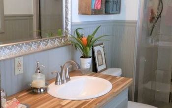 1965 Bathroom Vanity Into Modern Shaker Style