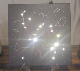 how to make a lighted canvas picture, how to