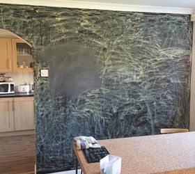 dining room chalkboard wall, chalkboard paint, crafts